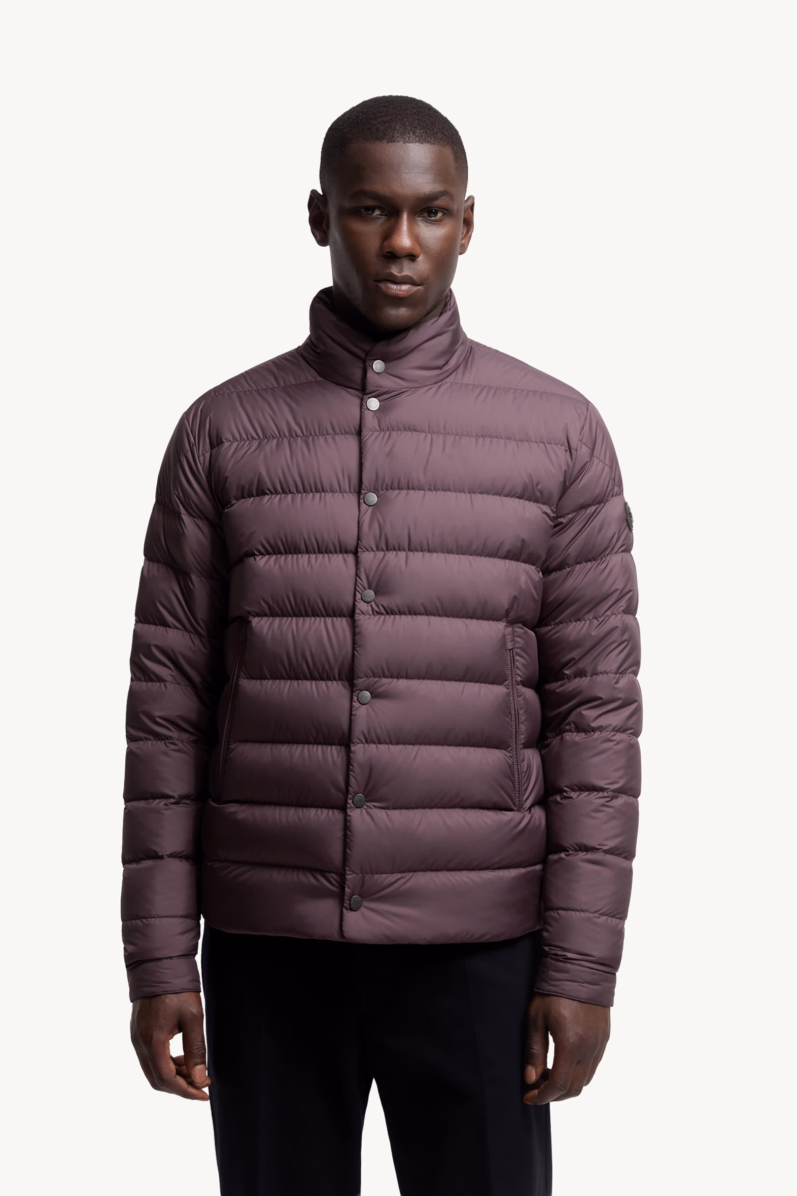 Lyco Short Down Jacket Men Burgundy Moncler 3